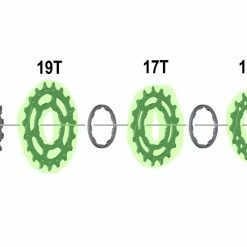 Shimano Pignon Pour CS-M8000/M7000 -Pièces vélo trekking Soldes Shimano Ritzel fuer CS M8000