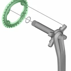 Shimano SLX SM-CRM70 Plateau 11 Vitesses Pour FC-M7000 30 Dents -Pièces vélo trekking Soldes Shimano SLX 11 fach Kettenblatt SM CRM70