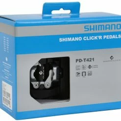 Shimano PD-T421 Pédales Click'R SPD -Pièces vélo trekking Soldes Shimano SPD PD T421 EPDT421 d