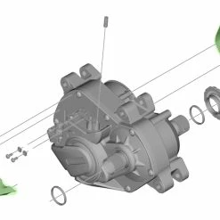 Shimano STEPS SM-DUE80-A Boîtier Pour DU-E8000 Type-A -Pièces vélo trekking Soldes Shimano Steps Gehause SM DUE80 A fur DU E8000 Typ A KSMDUE80A