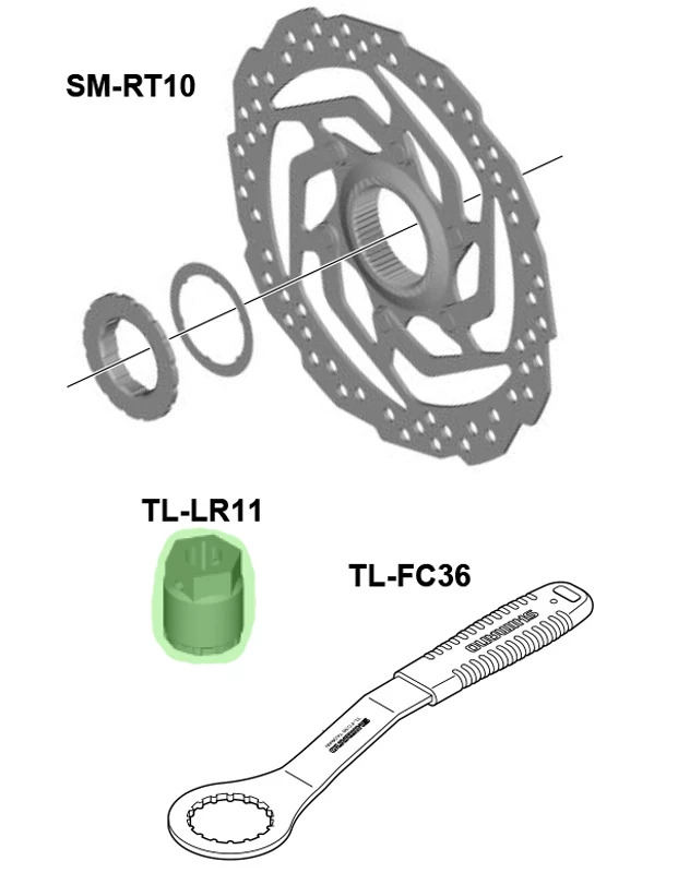 Shimano TL-LR11 Outil Pour Bague De Verrouillage Pour SM-RT10 2 Shimano TL-LR11 Outil Pour Bague De Verrouillage Pour SM-RT10 – Image 2