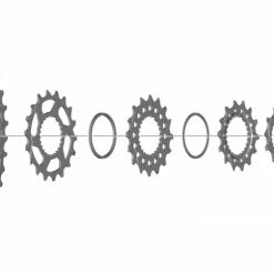 Shimano Bague De Fermeture Avec Bague D'espacement Pour CS-M8100/M7100 5 Shimano Bague De Fermeture Avec Bague D'espacement Pour CS-M8100/M7100 -Pièces vélo trekking Soldes Shimano Verschlussring mit Distanzring Y0GY98010 c