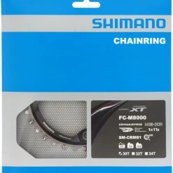Shimano XT SM-CRM81 Plateau 11 Vitesses Pour FC-M8000 30 Dents -Pièces vélo trekking Soldes Shimano XT 11 fach Kettenblatt SM CRM81 30 Zahne fur FC M8000 1 ISMCRM81A0 c