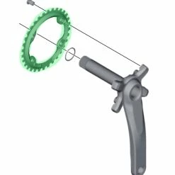 Shimano XT SM-CRM81 Plateau 11 Vitesses Pour FC-M8000 32 Dents -Pièces vélo trekking Soldes Shimano XT 11 fach Kettenblatt fur FC M8000 1 TechDyZ4sohKMDoI2