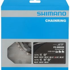 Shimano Plateau XT FC-M8000 2 Vitesses 36T (BC) -Pièces vélo trekking Soldes Shimano XT 2 fach Kettenblatt FC M8000 36 Zahne BC Y1RL98080 c