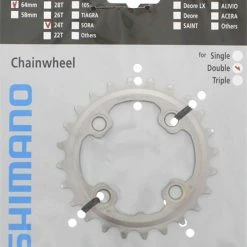 Shimano Plateau XT Pour FC-M785 24T (AM) 5 Shimano Plateau XT Pour FC-M785 24T (AM) -Pièces vélo trekking Soldes Shimano XT Kettenblatt FC M785 24 Zahne AM Y1ML24000 a