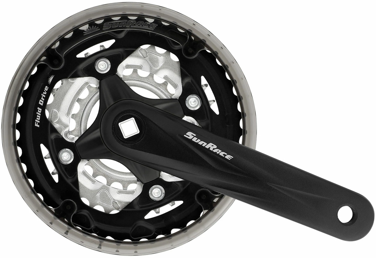 SUNRACE FCM600 7/8-speed Manivelle Carrée 42/32/22 170mm 1 SUNRACE FCM600 7/8-speed Manivelle Carrée 42/32/22 170mm