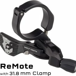 Wolf Tooth Components Levier ReMote Remote -Pièces vélo trekking Soldes WT ReMote 31 8 clamp Black 01 2000x