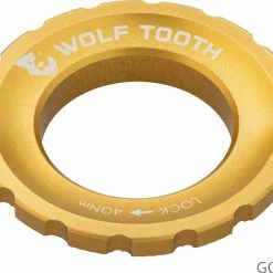 Wolf Tooth Components Centerlock Lockring -Pièces vélo trekking Soldes Wolf Tooth Centerlock Rotor Lockring Gold 4