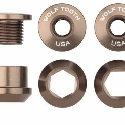 Wolf Tooth Components Vis De Plateaux 1 Fois (5 Pièces) -Pièces vélo trekking Soldes Wolf Tooth Kettenblattschrauben fur 1 fach Kurbel 5CBCN06BLK 4 1