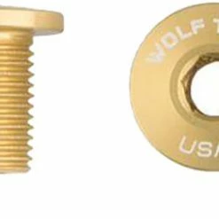 Wolf Tooth Components M8 10mm 4 Pcs. Vis De Plateau -Pièces vélo trekking Soldes Wolf Tooth gold