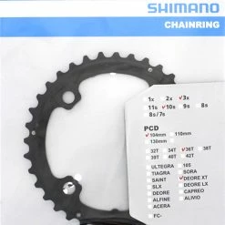 Shimano Plateau XT Pour FC-T780/T781/FC-M670 36T (AL) 5 Shimano Plateau XT Pour FC-T780/T781/FC-M670 36T (AL) -Pièces vélo trekking Soldes XT Kettenblatt FC T780 T781 36 Zahne AL Y1MP98020 a
