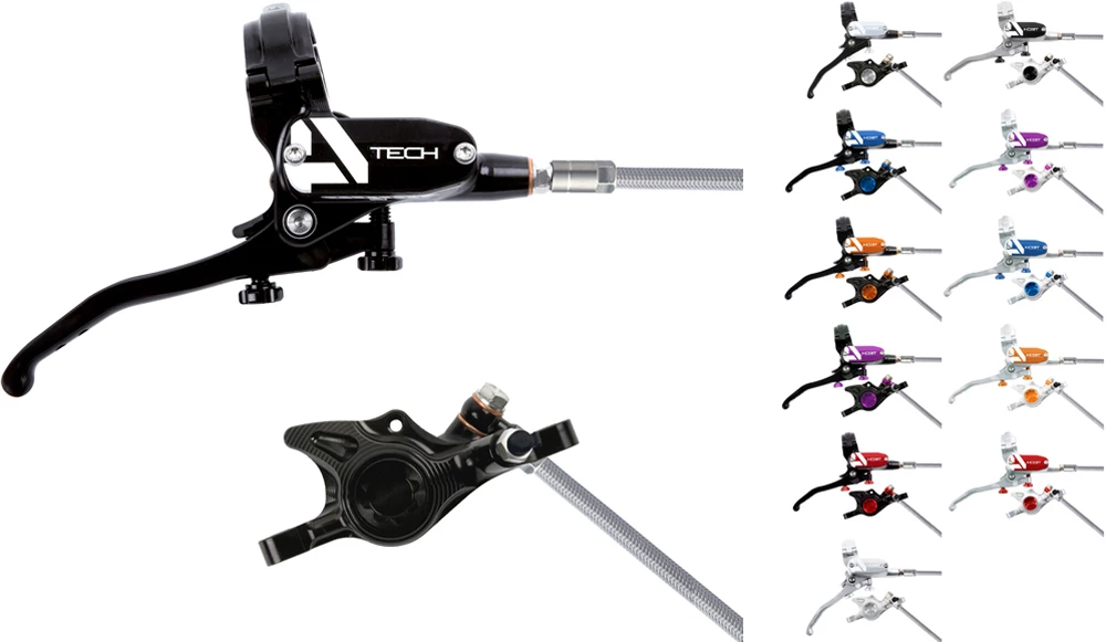 HOPE Tech 4 X2 Frein à Disque En Acier Flex - Levier à Droite 1 HOPE Tech 4 X2 Frein à Disque En Acier Flex - Levier à Droite