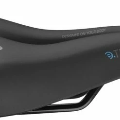 Selle SMP Selle En Gel E-TRK -Pièces vélo trekking Soldes selle smp ZSTT01E TRKGEL etrk black side 4WIhxxUD8M8ak7